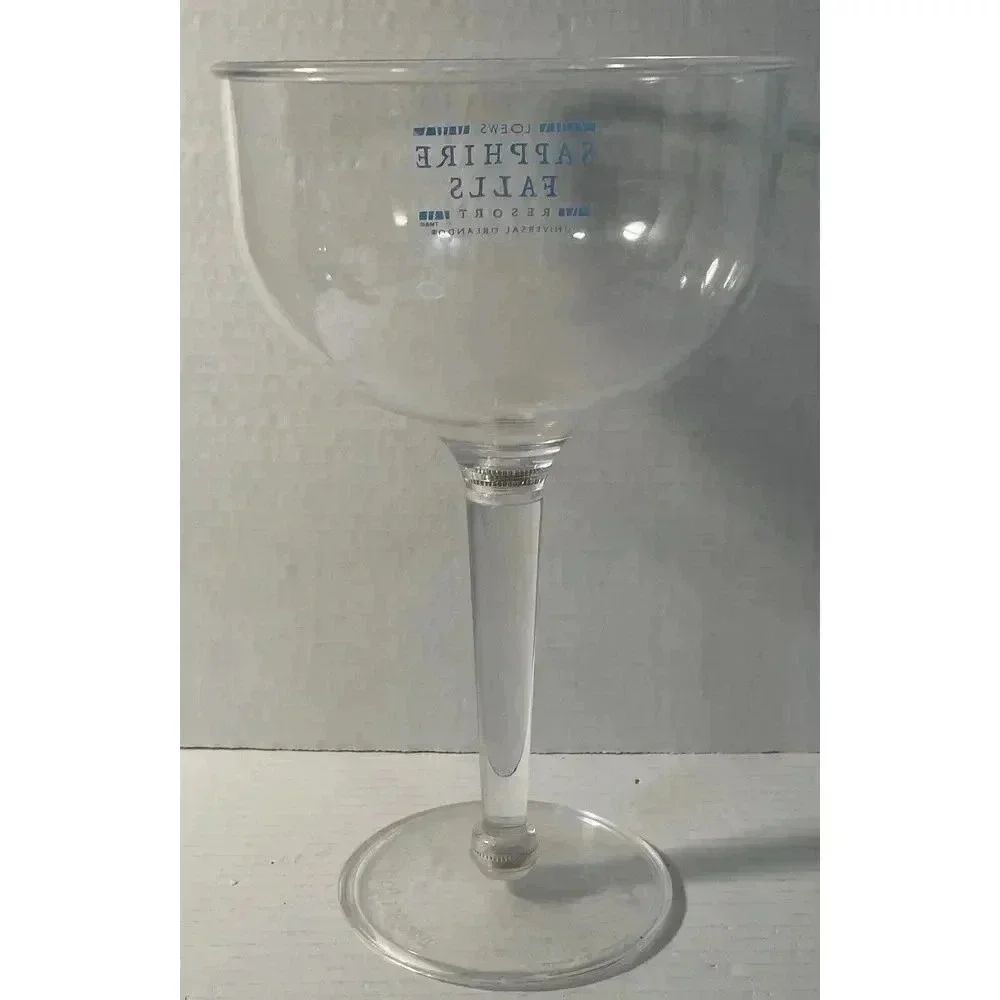Daiquiri Cup Lowes Sapphire Falls Universal Orlando Pool Bar 10 3/8”H x 6 1/4”W‎